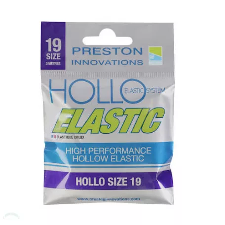 PRESTON HOLLO ELASTIC SIZE 19h PURPLE (LILA 3,2mm)