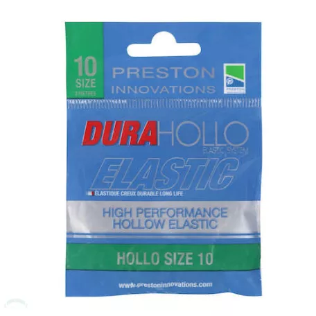 PRESTON DURA HOLLO ELASTIC - SIZE 10 - GREEN (ZÖLD 1,8mm)