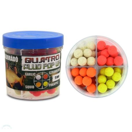 Haldorádó Quatro Fluo Pop Up Boilies 11mm