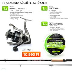 Csuka-Süllő Pergető szett 1901-270+ 2247-130+ 3235-016