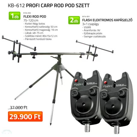 Profi Carp Rod Pod szett  6104-002+ 2db 6314-001