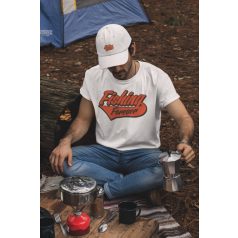 Fishing Forever férfi fehér póló