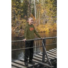 Fishing Forever unisex kapucnis military pulóver