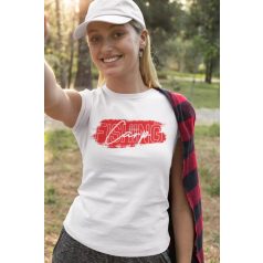 Carp Fishing női póló  fehér