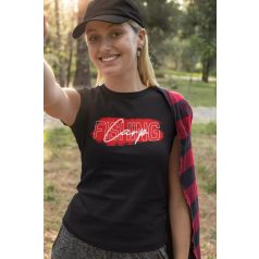 Carp Fishing női póló fekete