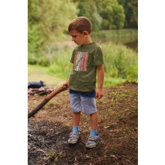 Fishing color  gyerek póló military