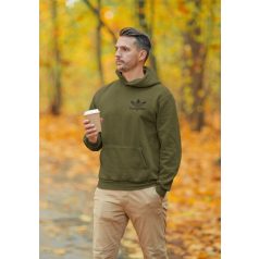 Horgász  unisex kapucnis military pulóver