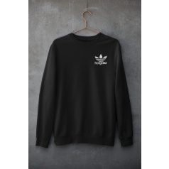 Horgász  unisex pulóver fekete