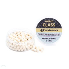   NovákFeeder World Class Method Bojli 5-6 mm Fokhagyma-Mandula