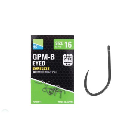 PRESTON GPM-B EYED HOOKS - 12