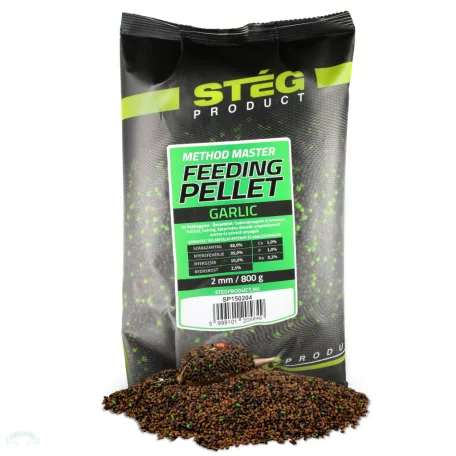 Stég Feeding Pellet 2mm Garlic 800g