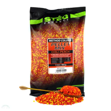 Stég Pellet Mix 800g 3mm Chili-Peach