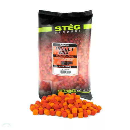 Stég Pellett Mix 800g 8mm Mango-Chili