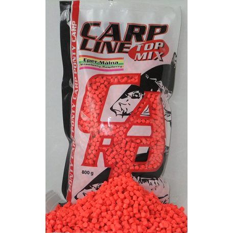 TOP MIX Carp Line Fluoro etető pellet, Eper-Málna