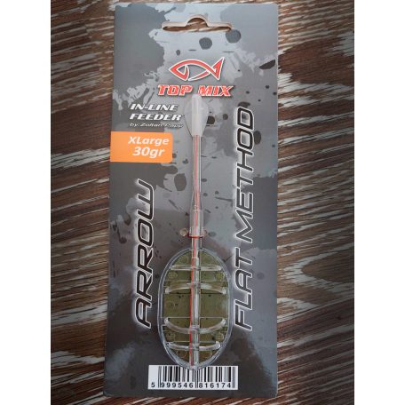 TOP MIX Arrow Flat method feeder kosár - XL 30g