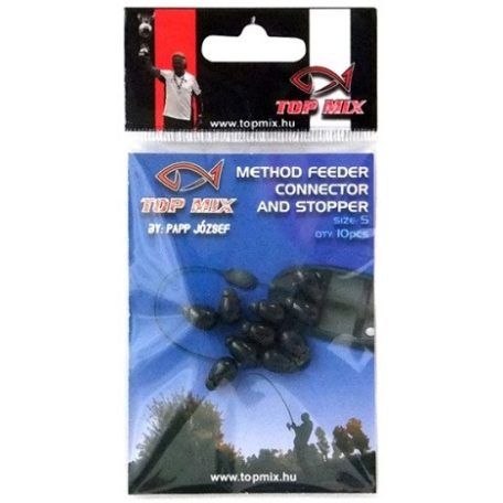 TOP MIX Method Feeder gyorskapocs, army green "S