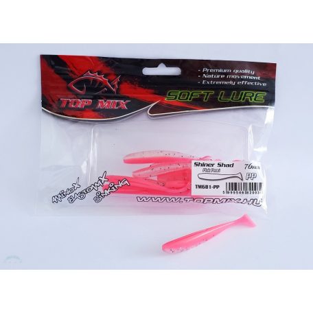 Top Mix Shiner Shad Pink Pearl 76 mm