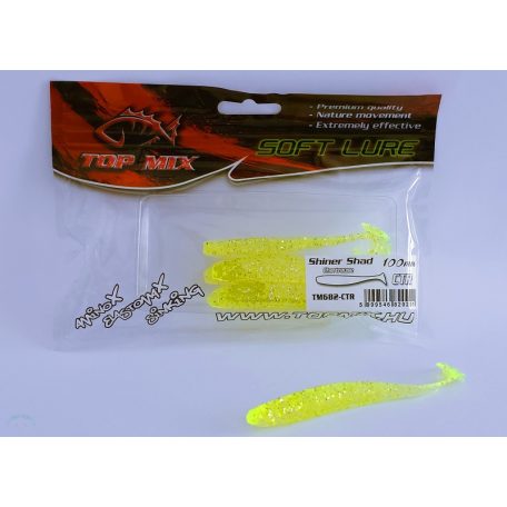 Top Mix Shiner Shad Chartreuse 100 mm