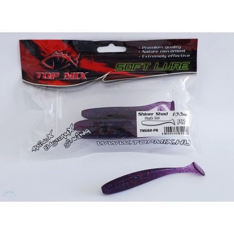 Top Mix Shiner Shad Purple Red 100 mm