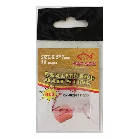 TOP MIX Red Csalitüske Waftersekhez, 0,5x7mm