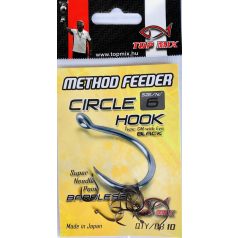 Top Mix Method feeder Circle Barbless hook #6