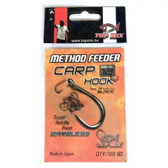 TOP MIX Method Feeder Carp Hook Barbless #14