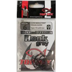 TOP MIX Method Feeder horog #6 fekete