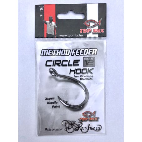 Top Mix Method feeder Circle hook #12