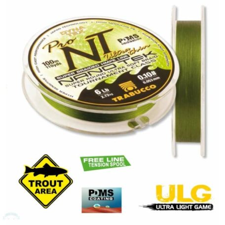 Trabucco DYNA-TEX PRO NANO TEK ULTRA THIN 100 M 0,072 MM