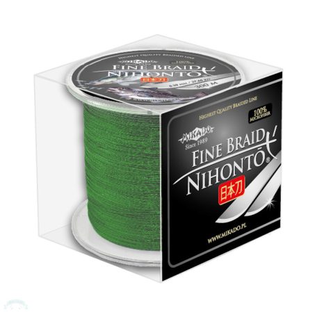 Mikado Nihonto Fine Braid Zöld 0.10mm 300m